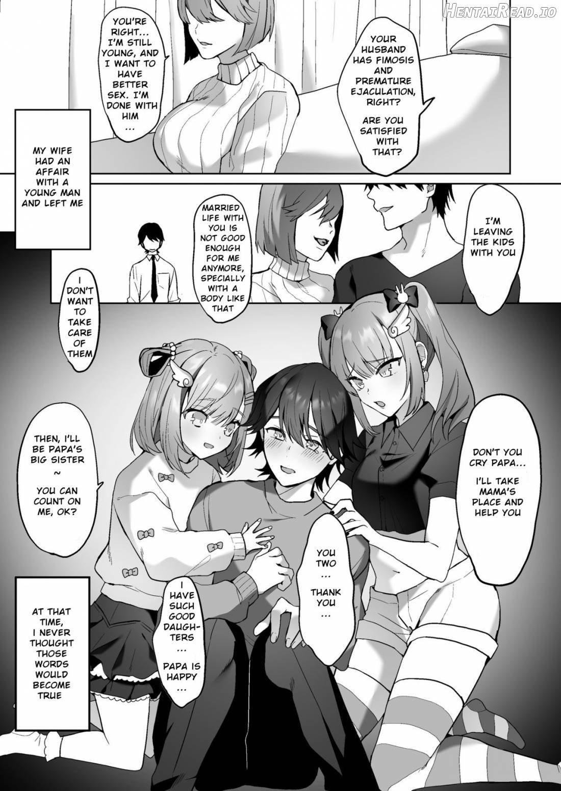 Futanari Shimai to Netorare Musume Ochi Papa Chapter 1 - page 2