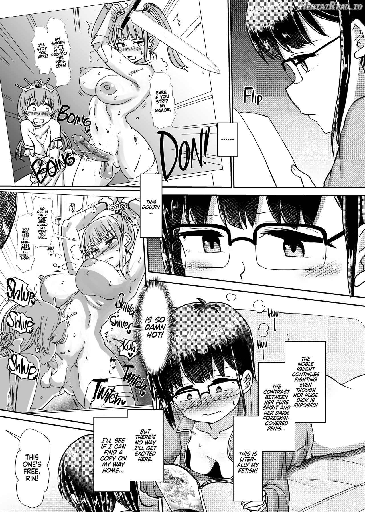 Issho ni Futanari Practice 5 Chapter 6 - page 4