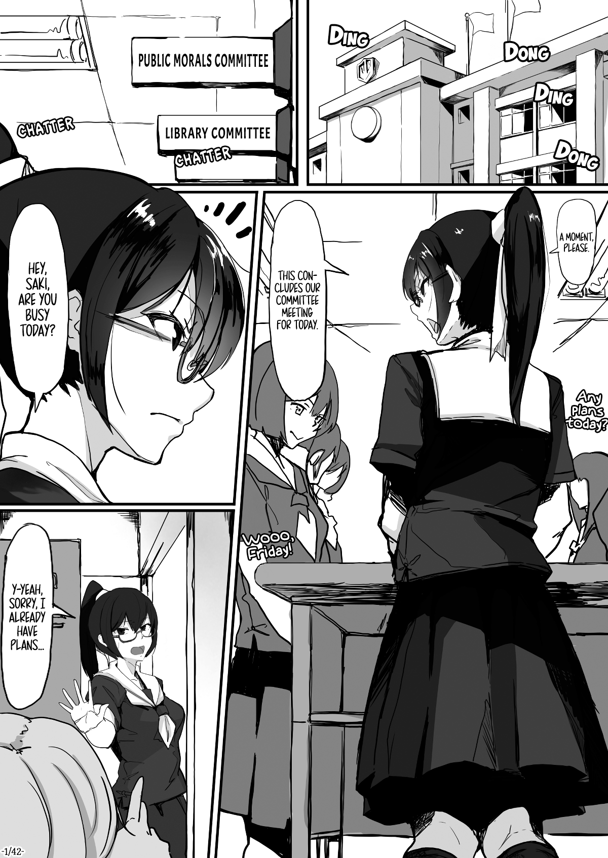 Fuuki Iinchou wa Kusuri ni Yowai Chapter 2 - page 2