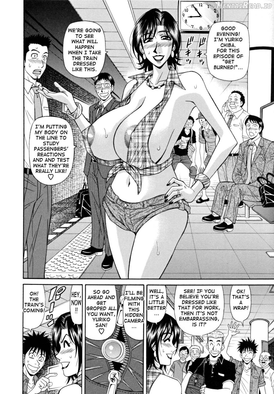 Hitozuma Bakunyuu Announcer Yuriko-san 1 Chapter 2 - page 156