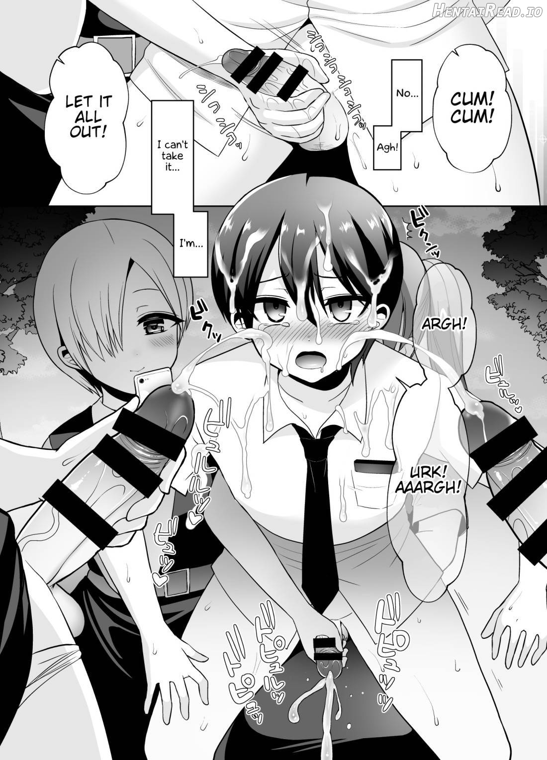 Joshikou ni Shinnyuu Shiyou to Shitara Kabe ni Hamatte Futanari Jogakusei no Nikubenki ni Saretandaga Chapter 1 - page 18