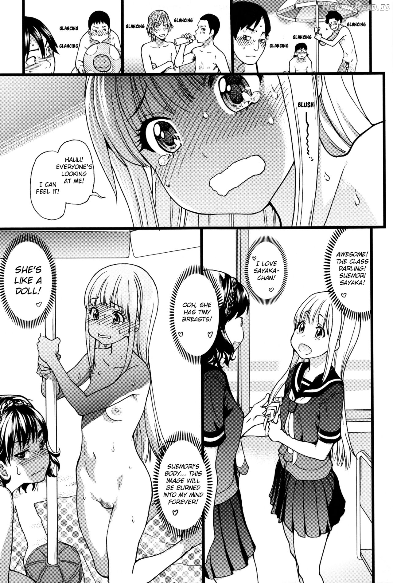 Nudist Beach ni Syuugaku Ryokoude!! - Decensored Chapter 1 - page 17