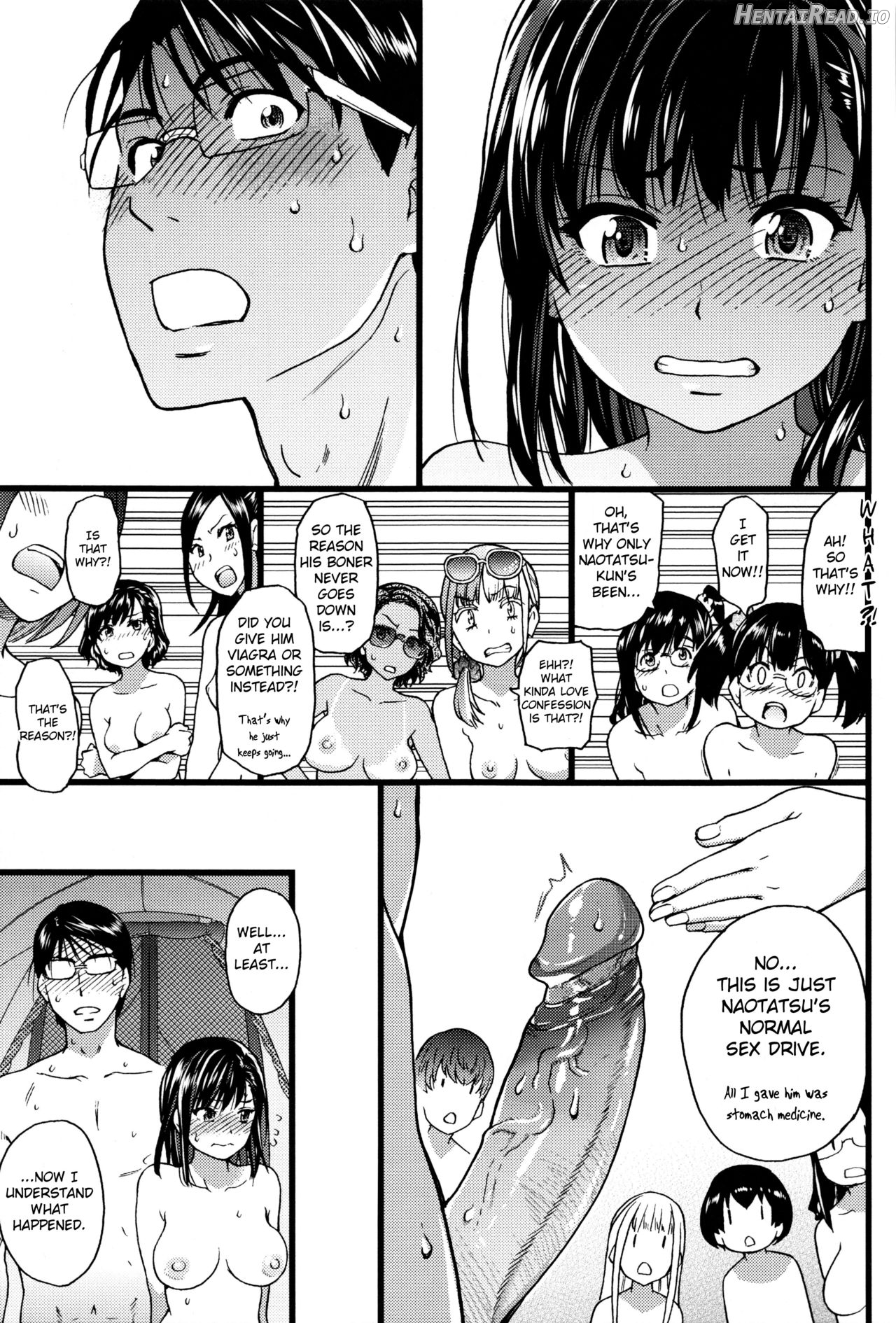 Nudist Beach ni Syuugaku Ryokoude!! - Decensored Chapter 1 - page 168