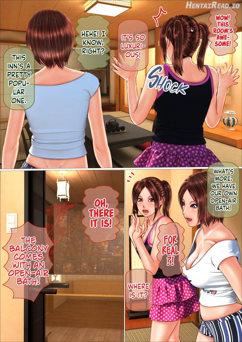 Gal na Imouto to Onsen Ryokan ni Tomattara Shojo Soushitsu Saseru Koto ni Natta Hanashi Chapter 2 - page 3