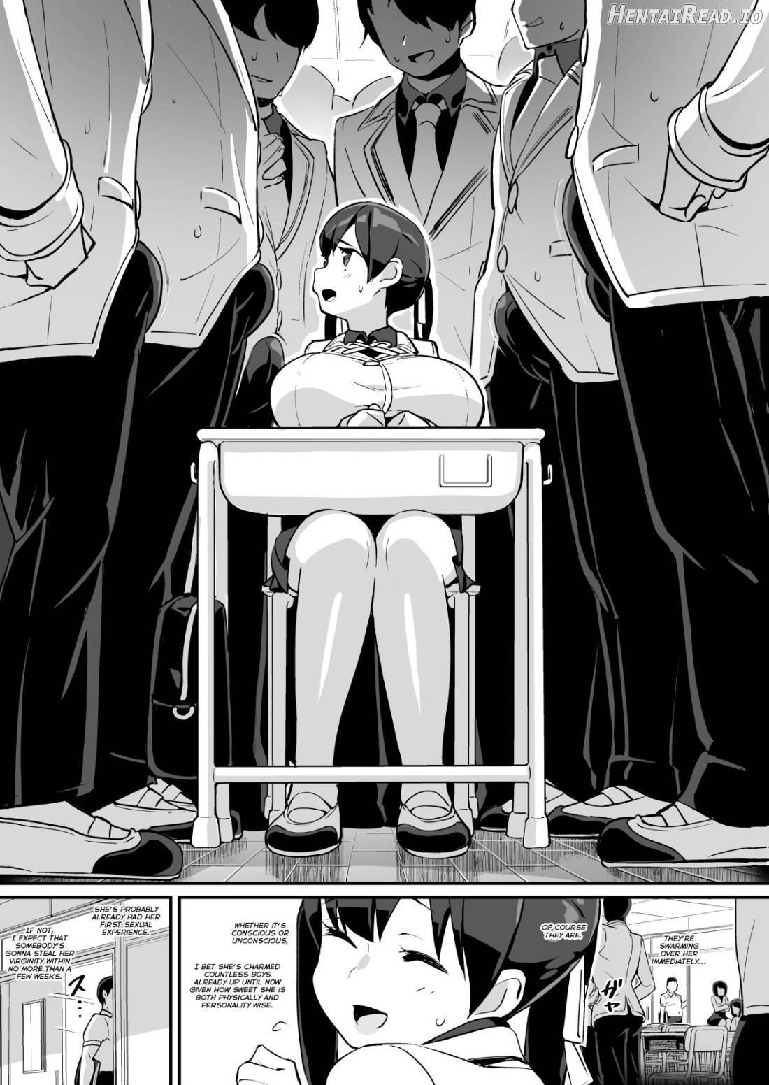 Muchimuchi Kyonyuu Tenkousei Kumokawa Suzuran Chapter 1 - page 8