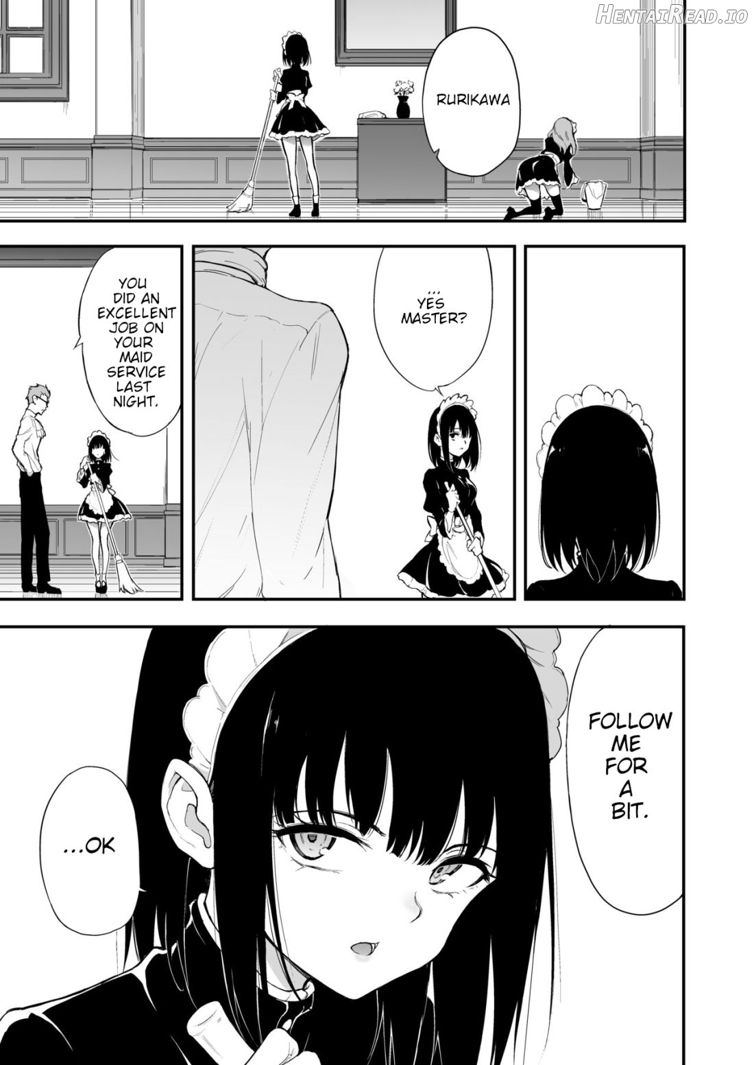 Maid Kyouiku. -Botsuraku Kizoku Rurikawa Tsubaki- Chapter 3 - page 2