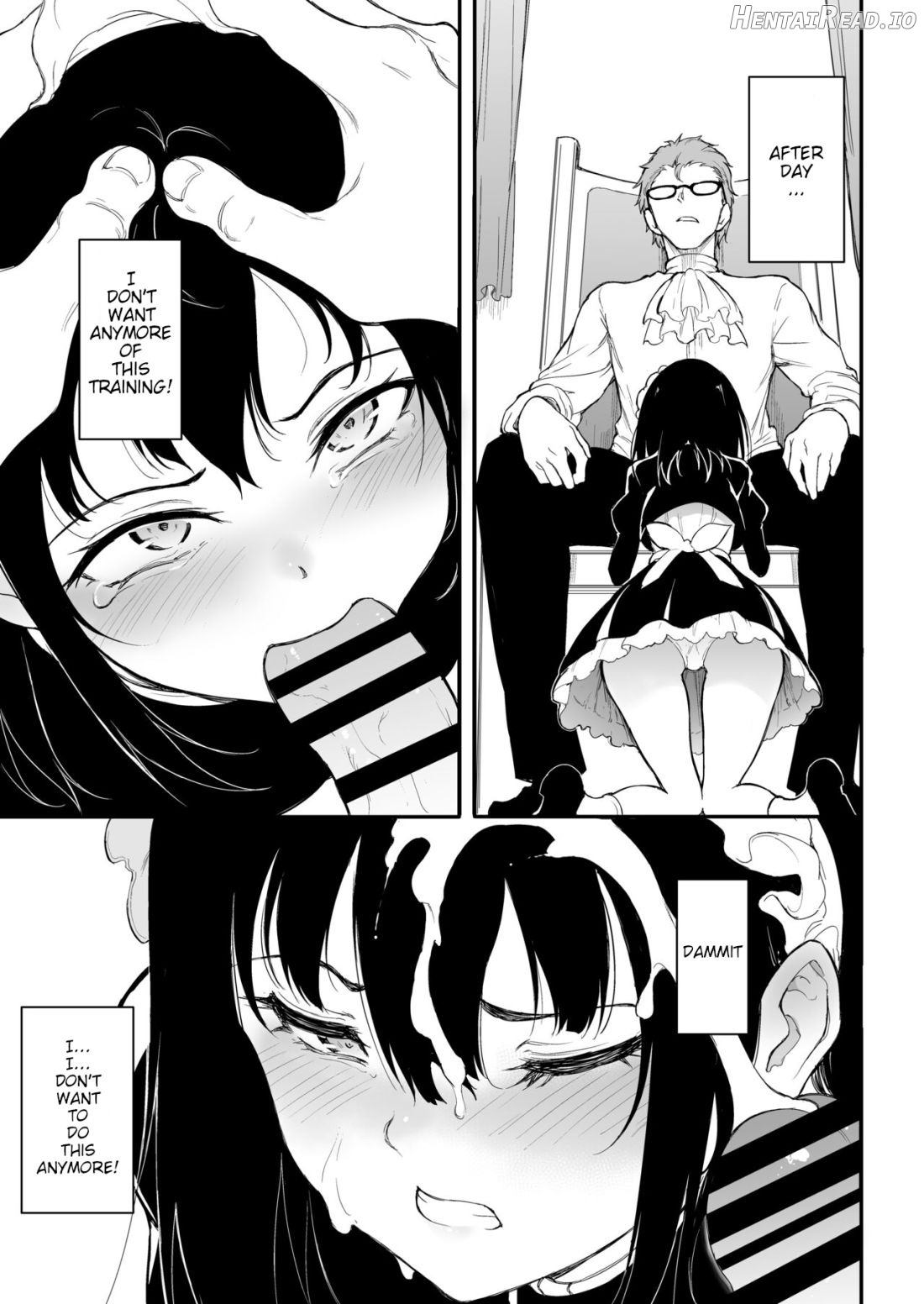 Maid Kyouiku. -Botsuraku Kizoku Rurikawa Tsubaki- Chapter 3 - page 8