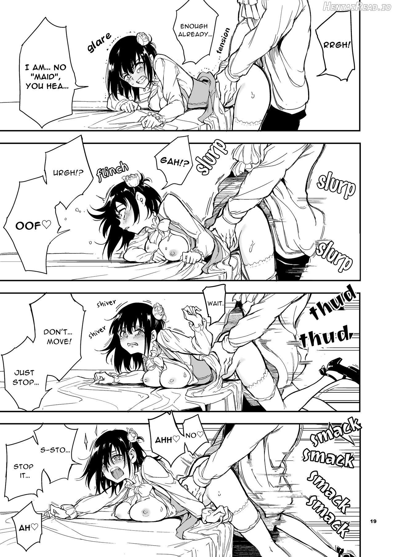 Maid Kyouiku. -Botsuraku Kizoku Rurikawa Tsubaki- Chapter 4 - page 18
