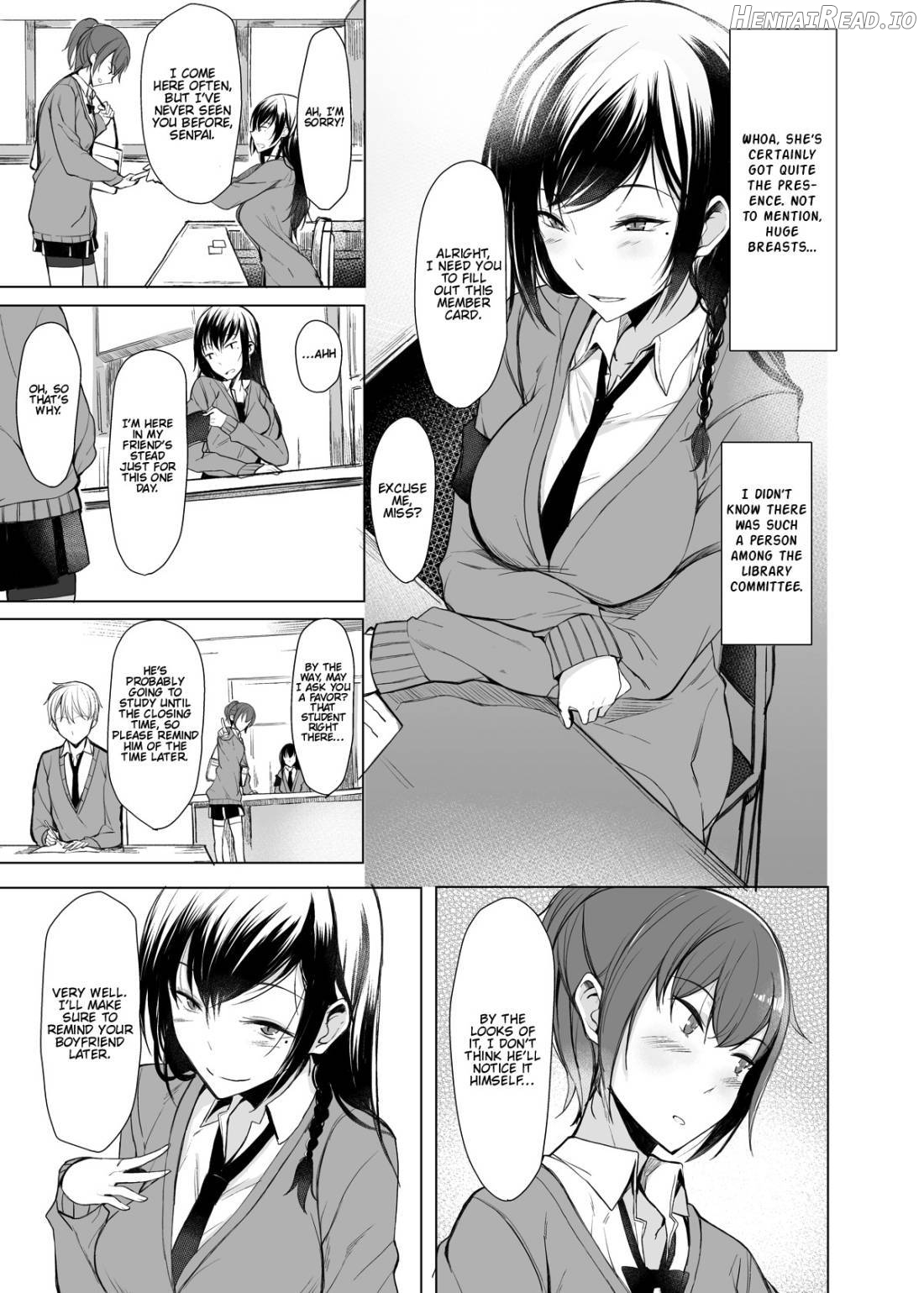 Mishiranu Senpai ni Osowareru Hon Chapter 1 - page 4