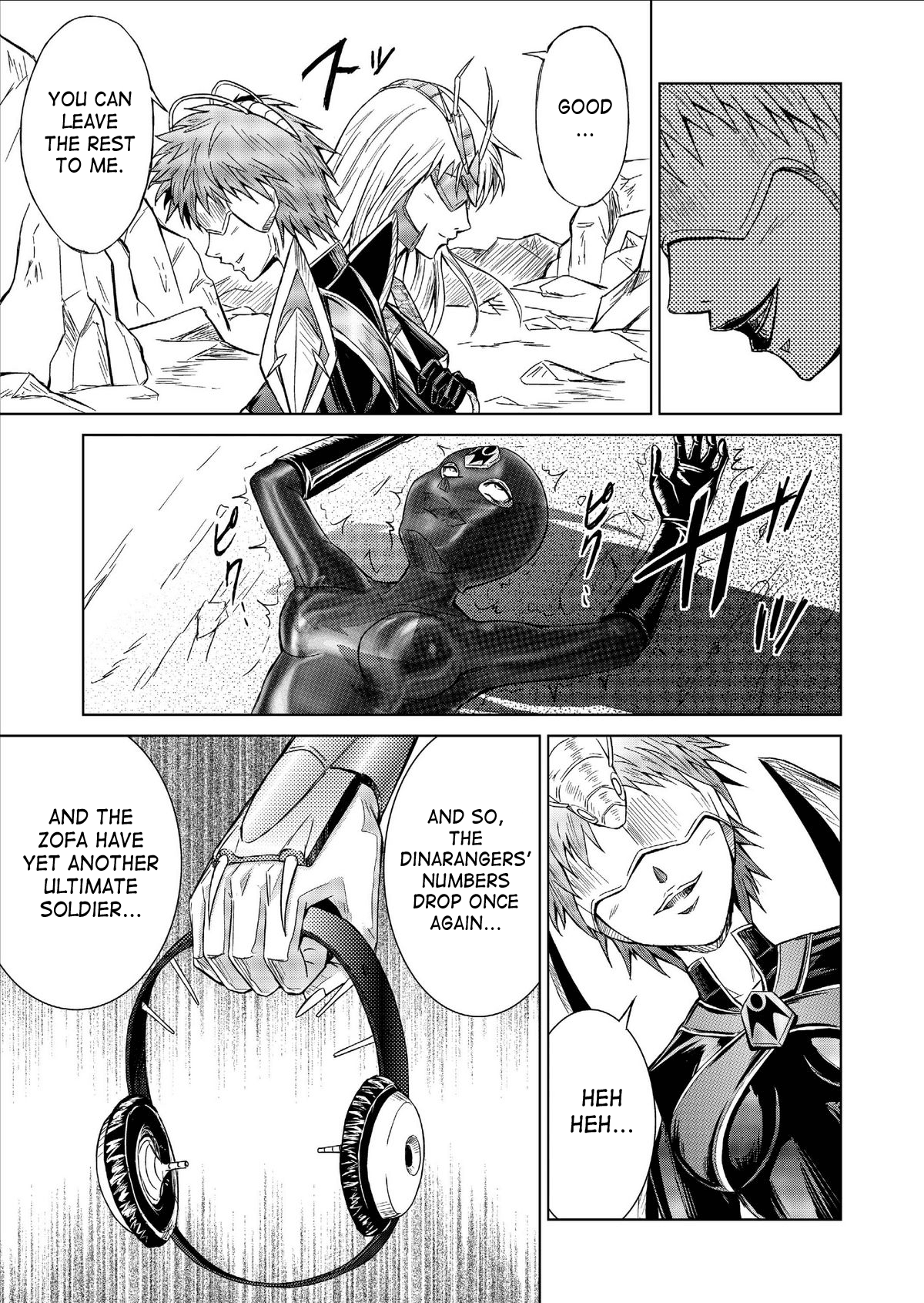 Tokubousentai Dinaranger ~Heroine Kairaku Sennou Keikaku~ Vol. 01 Chapter 7 - page 4