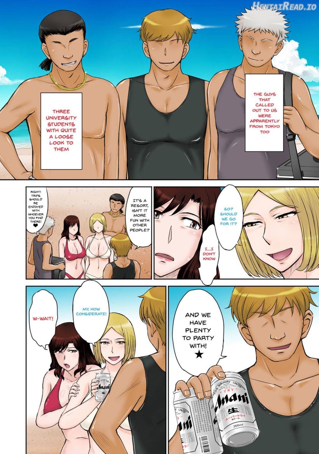 Hitozuma Nanpa! Namahame!! Resort Island Chapter 1 - page 5