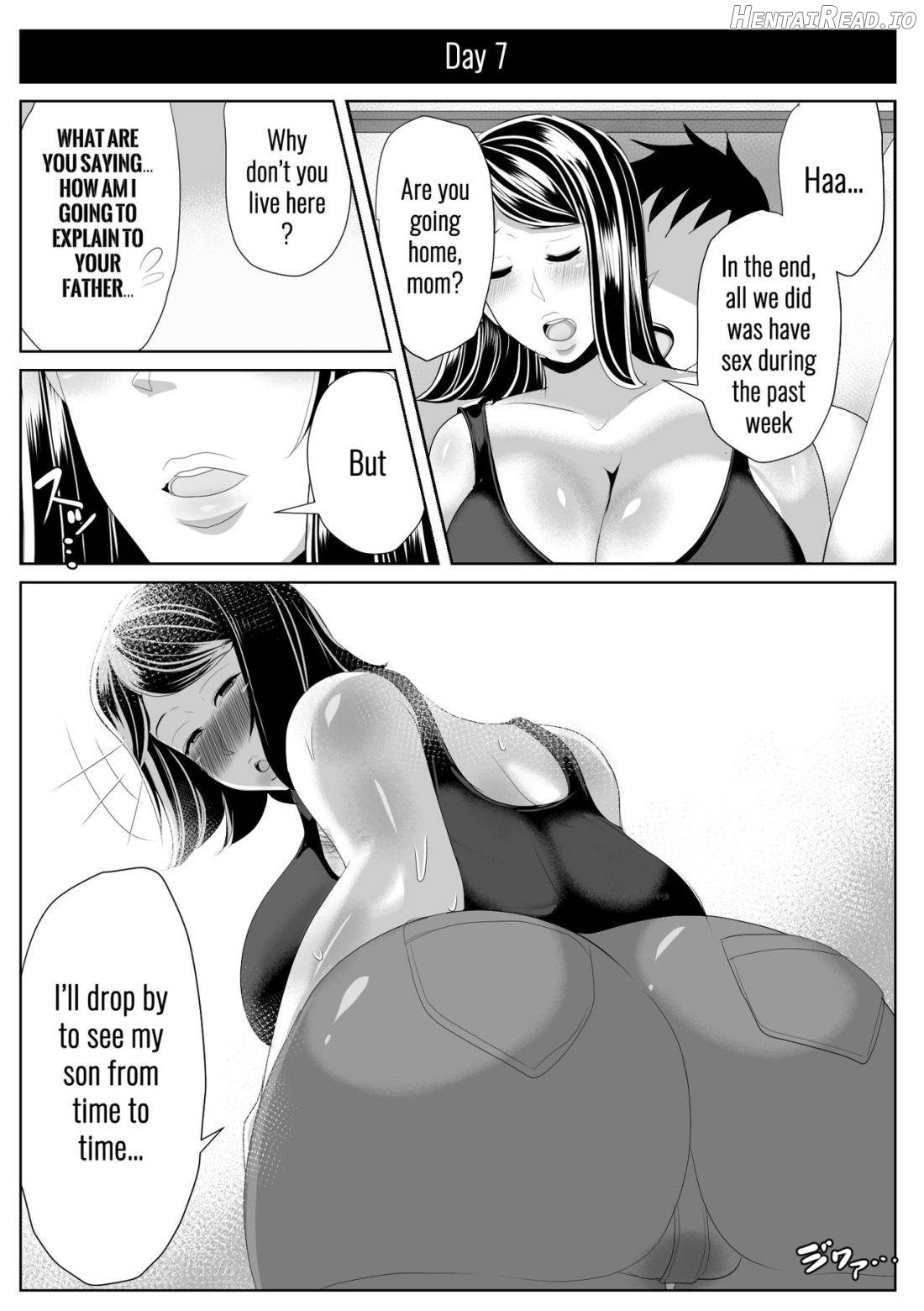 Kaa-san to Atsui Isshuukan Chapter 1 - page 34