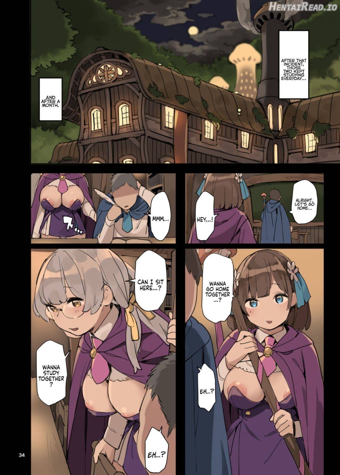 Mahou de Ecchi no Obenkyou! Chapter 1 - page 34
