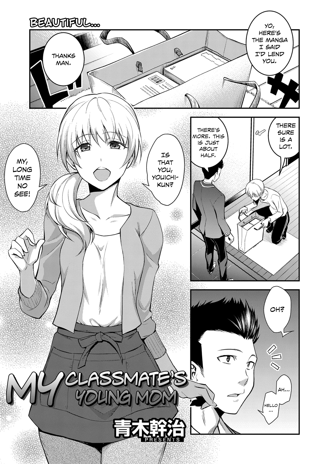 Doukyuusei no Wakai Haha Ch. 1 - Colorized Chapter 1 - page 1