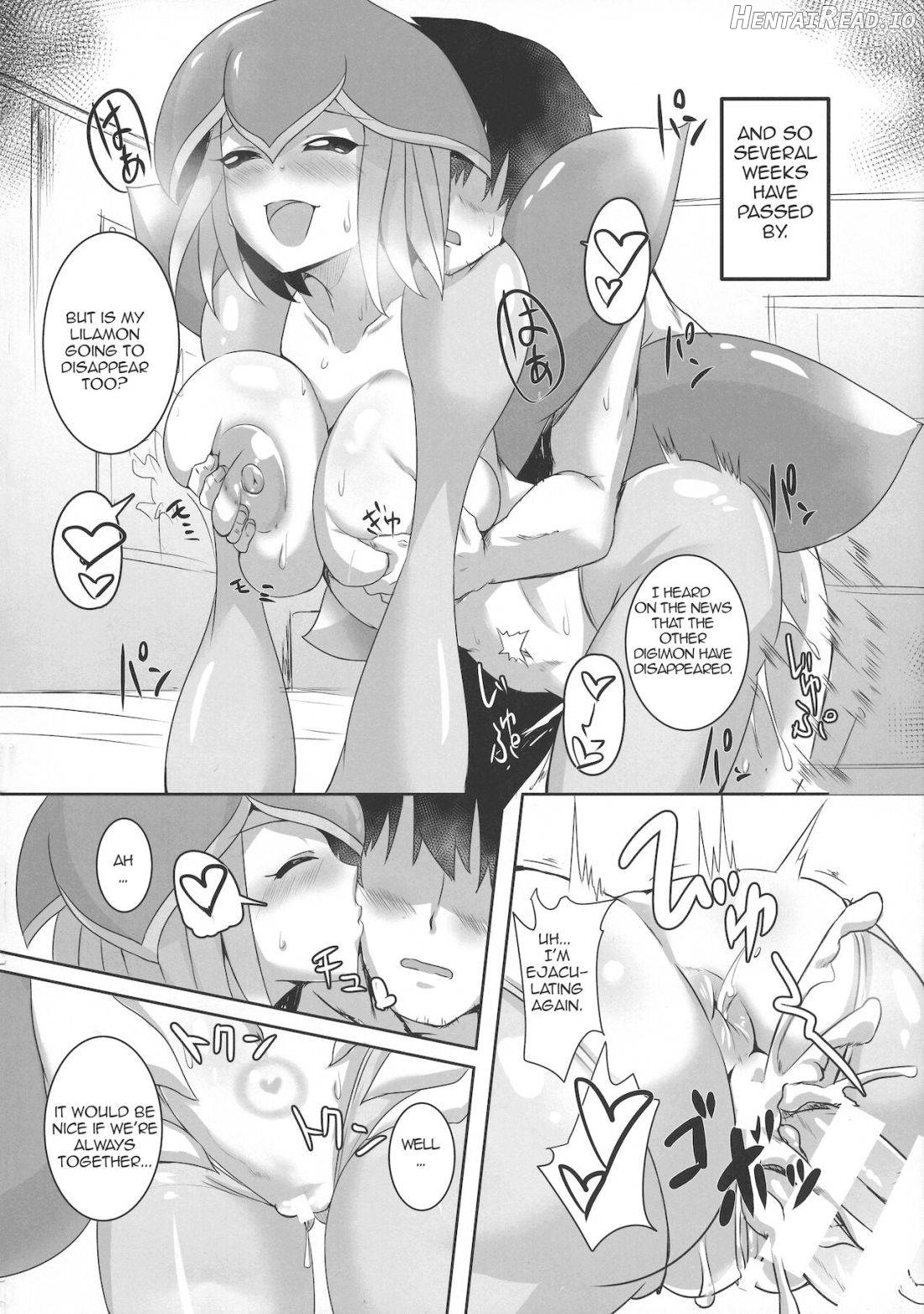 Lilamon to Icha Love Seiseikatsu Chapter 1 - page 9