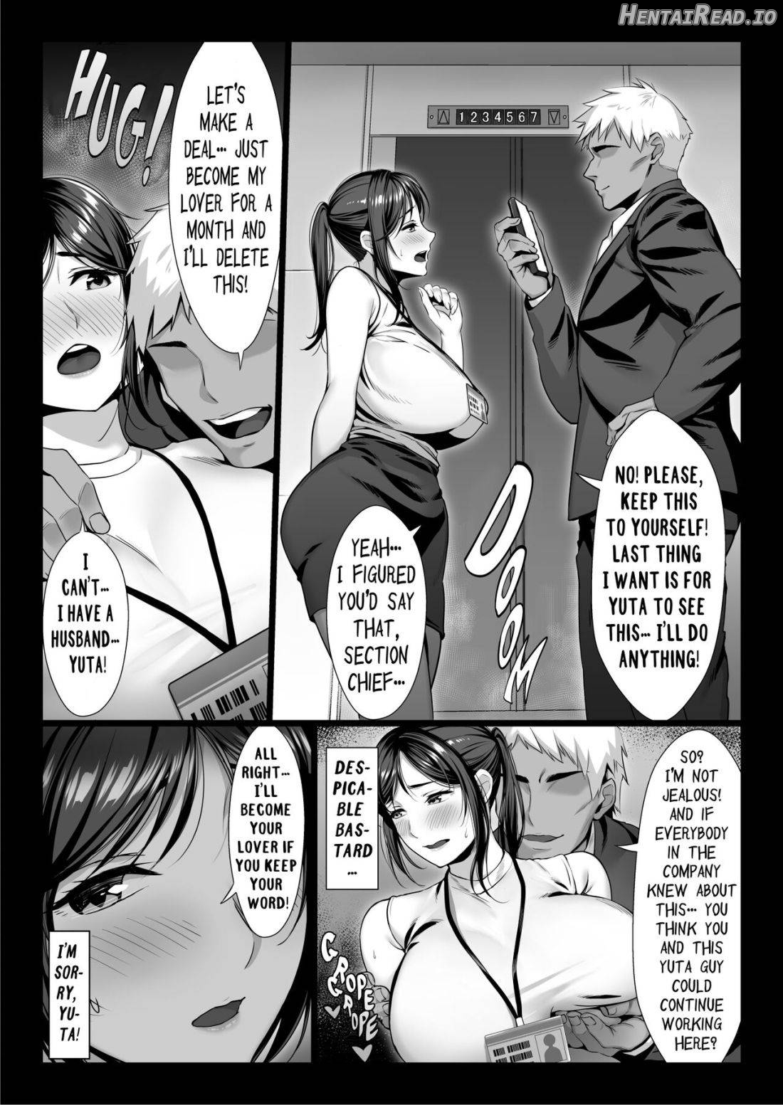 Niizuma Joushi wa Buka no Chinpo de Do-M Ochi Chapter 1 - page 9