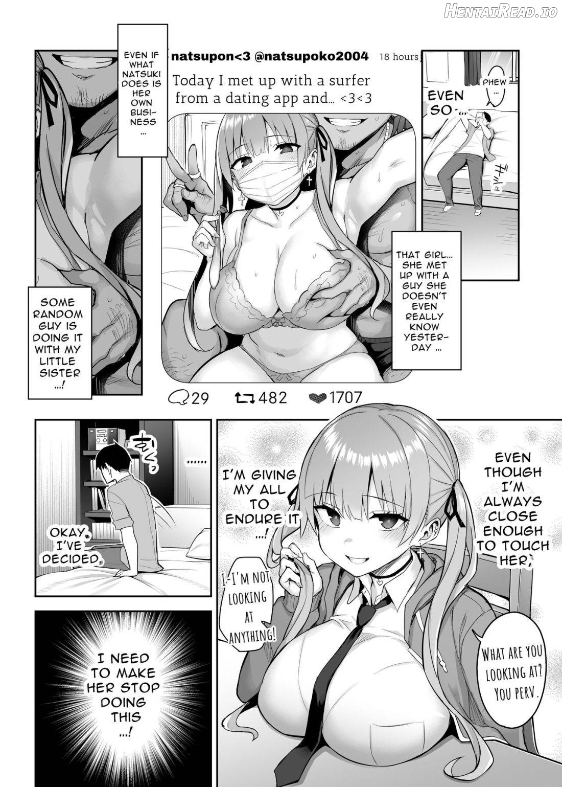 Moto InCha no Kyonyuu Yariman Imouto ga Erosugite, Onii-chan wa Mou...!! 2 Chapter 5 - page 10