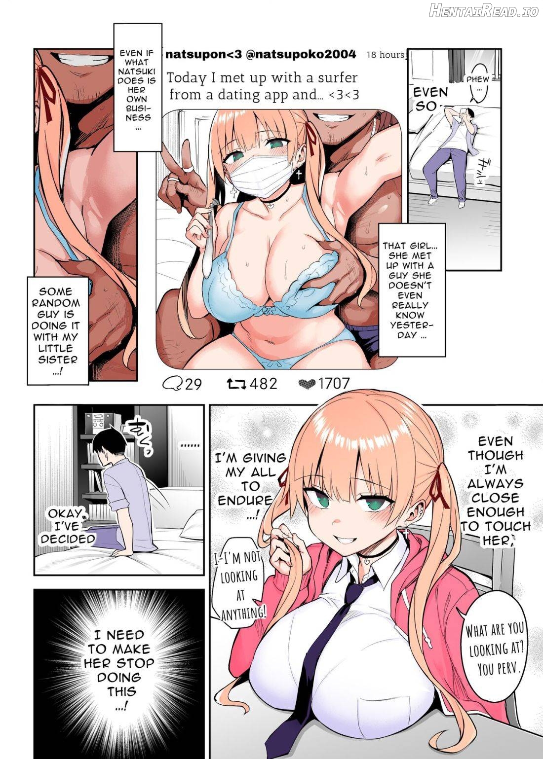 Moto InCha no Kyonyuu Yariman Imouto ga Erosugite, Onii-chan wa Mou...!! 2 Chapter 6 - page 10