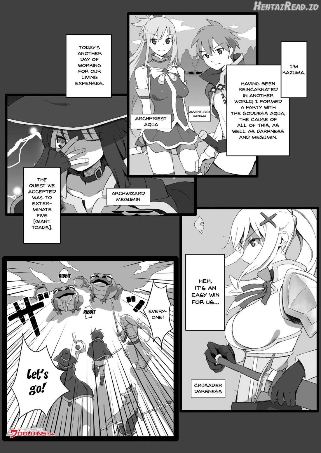 Isekai Tensei Shita Saki de Party Member Zenin to Naisho de Ecchi Shiteru Neet Chapter 1 - page 2