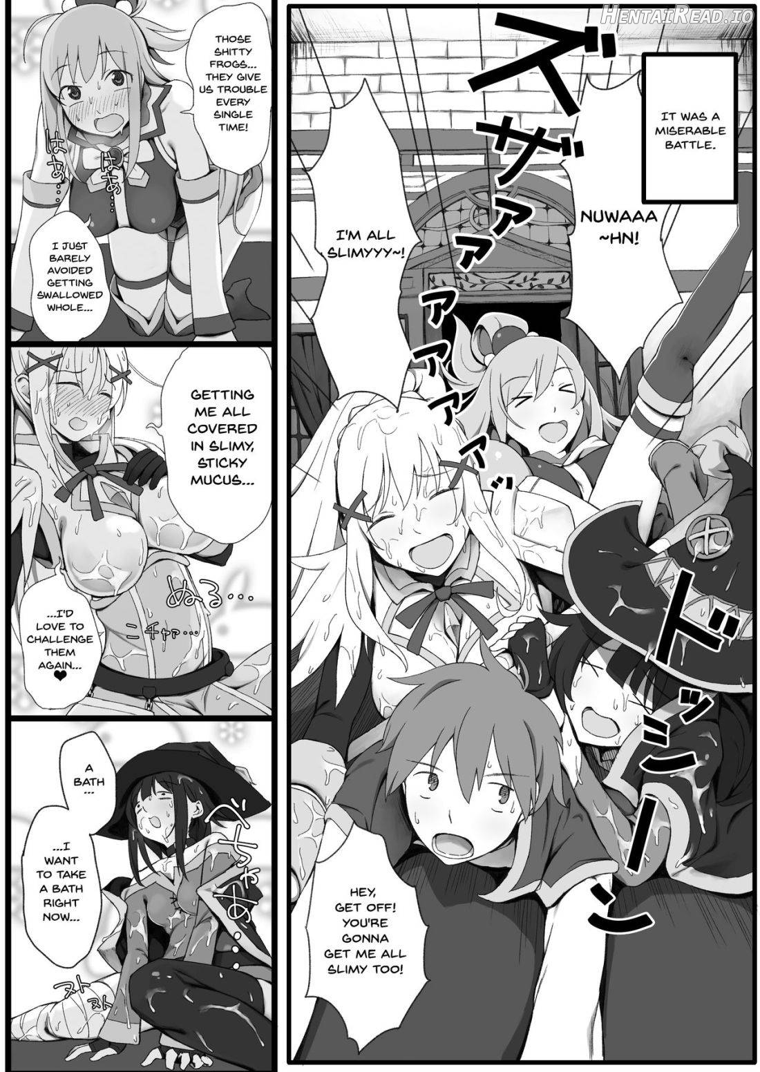 Isekai Tensei Shita Saki de Party Member Zenin to Naisho de Ecchi Shiteru Neet Chapter 1 - page 3