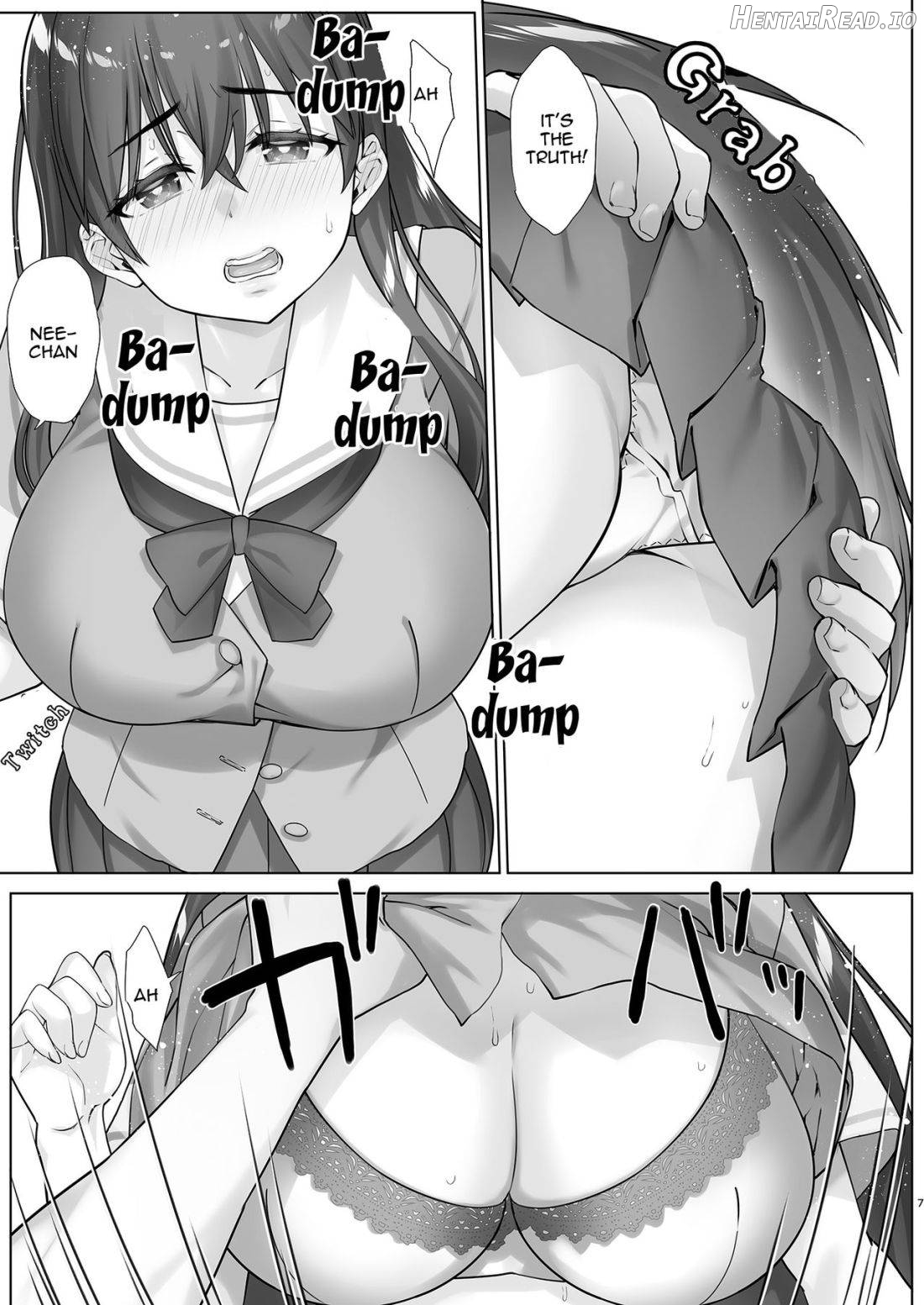 Teihanpatsu JK Onee-chan Manami wa S na Otouto ni Sakaraenai Chapter 1 - page 7
