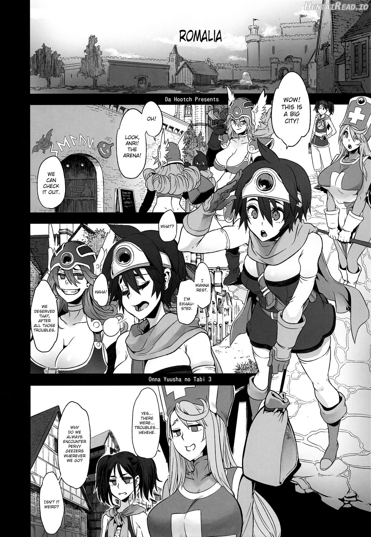 Onna Yuusha no Tabi 4 Yoru no Machi no Onna Boukensha Chapter 3 - page 2