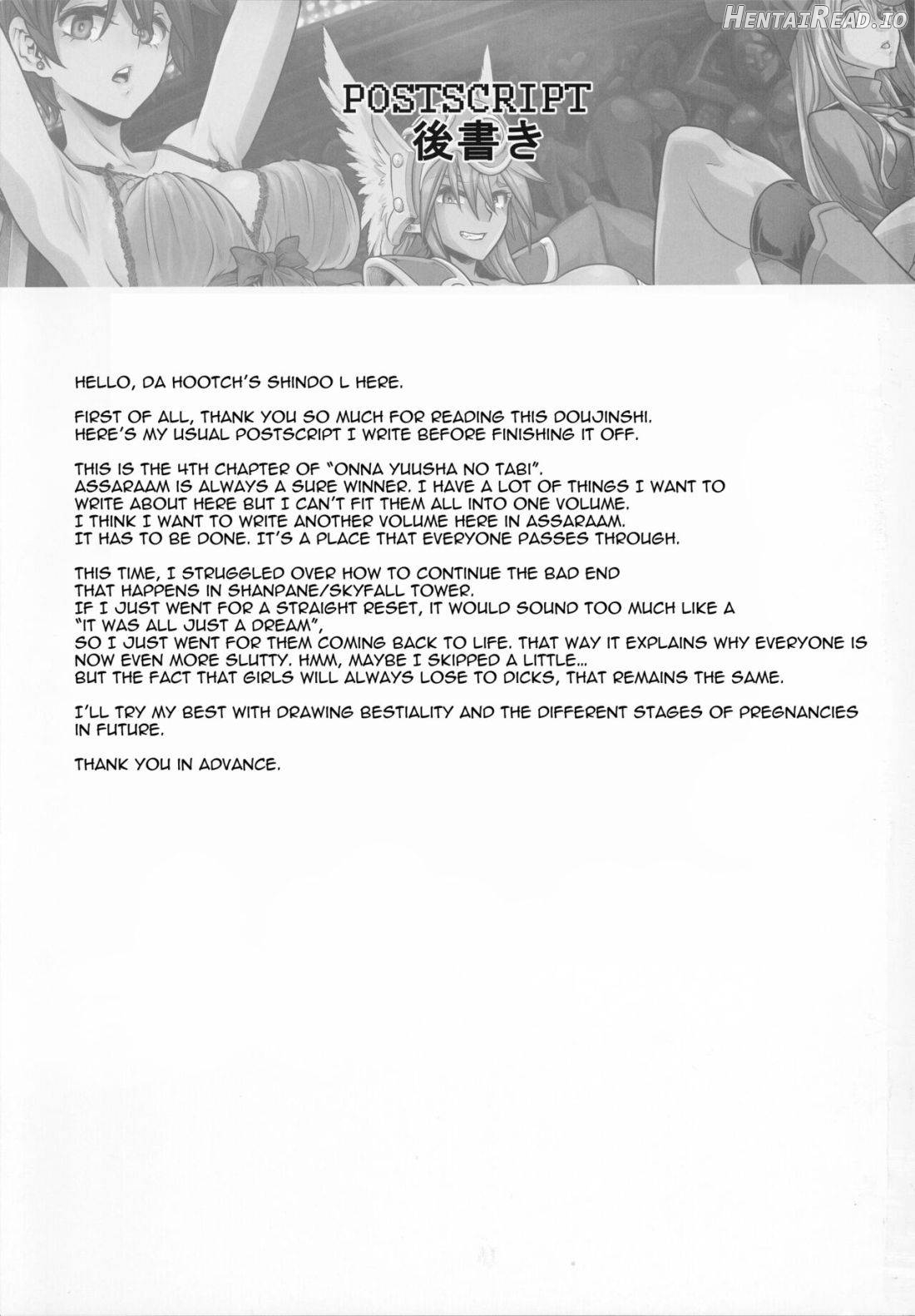 Onna Yuusha no Tabi 4 Yoru no Machi no Onna Boukensha Chapter 4 - page 56