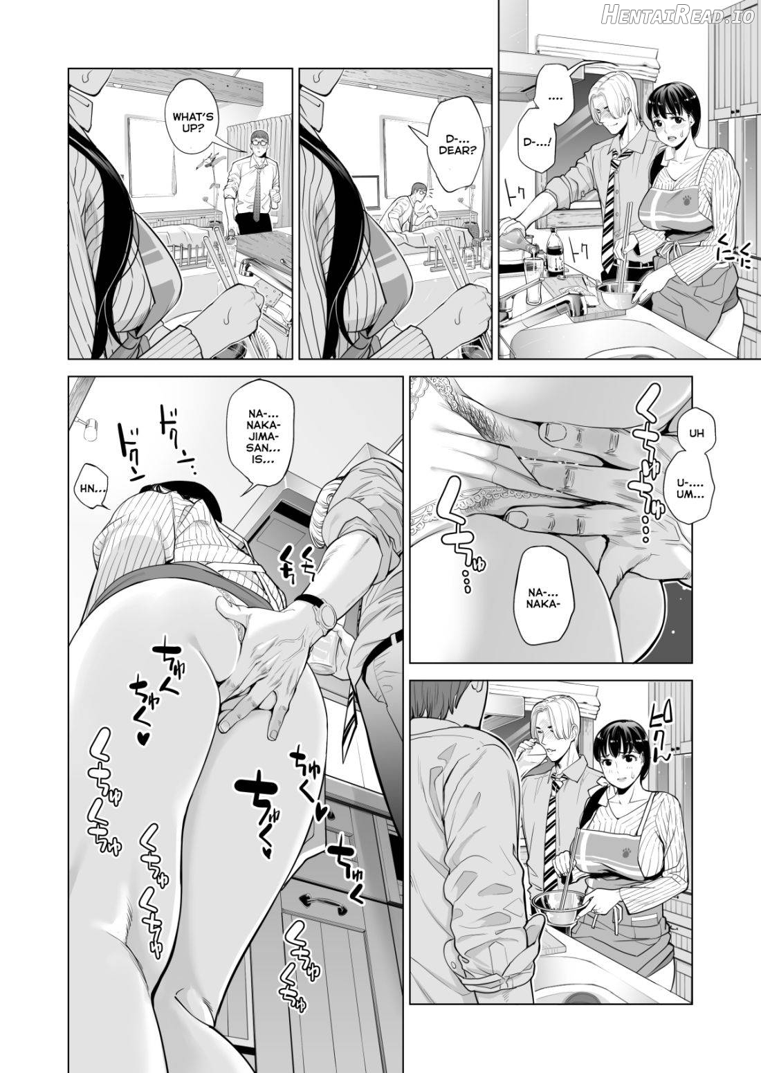Tsukiyo no Midare Zake ~Hitozuma wa Yoitsubureta Otto no Soba de Douryou ni Netorareru~ (Zenpen) Chapter 1 - page 26