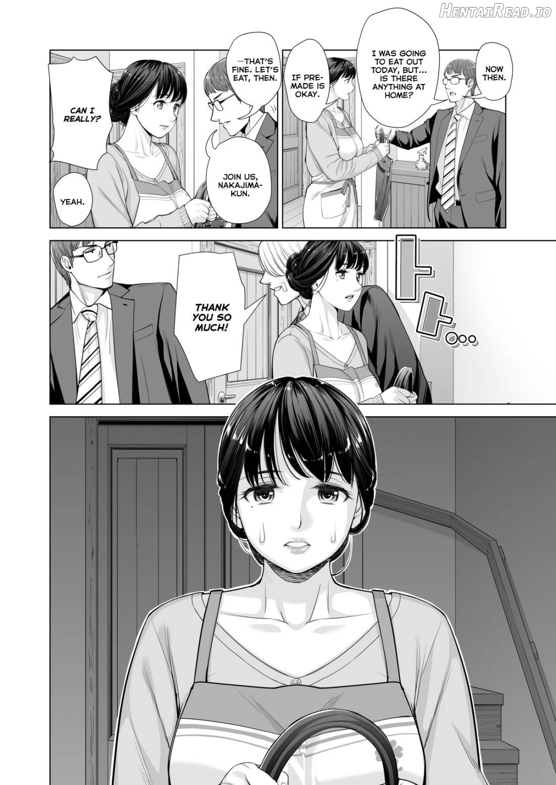 Tsukiyo no Midare Zake ~Hitozuma wa Yoitsubureta Otto no Soba de Douryou ni Netorareru~ (Zenpen) Chapter 2 - page 28