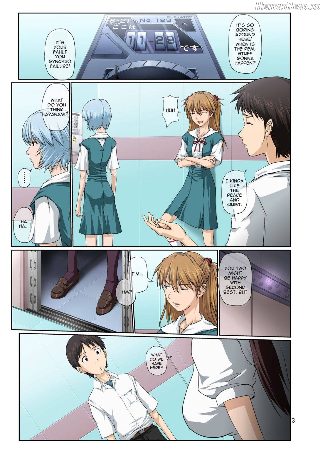 Youkoso! NERV Elevator e Full Color Ban Chapter 1 - page 3