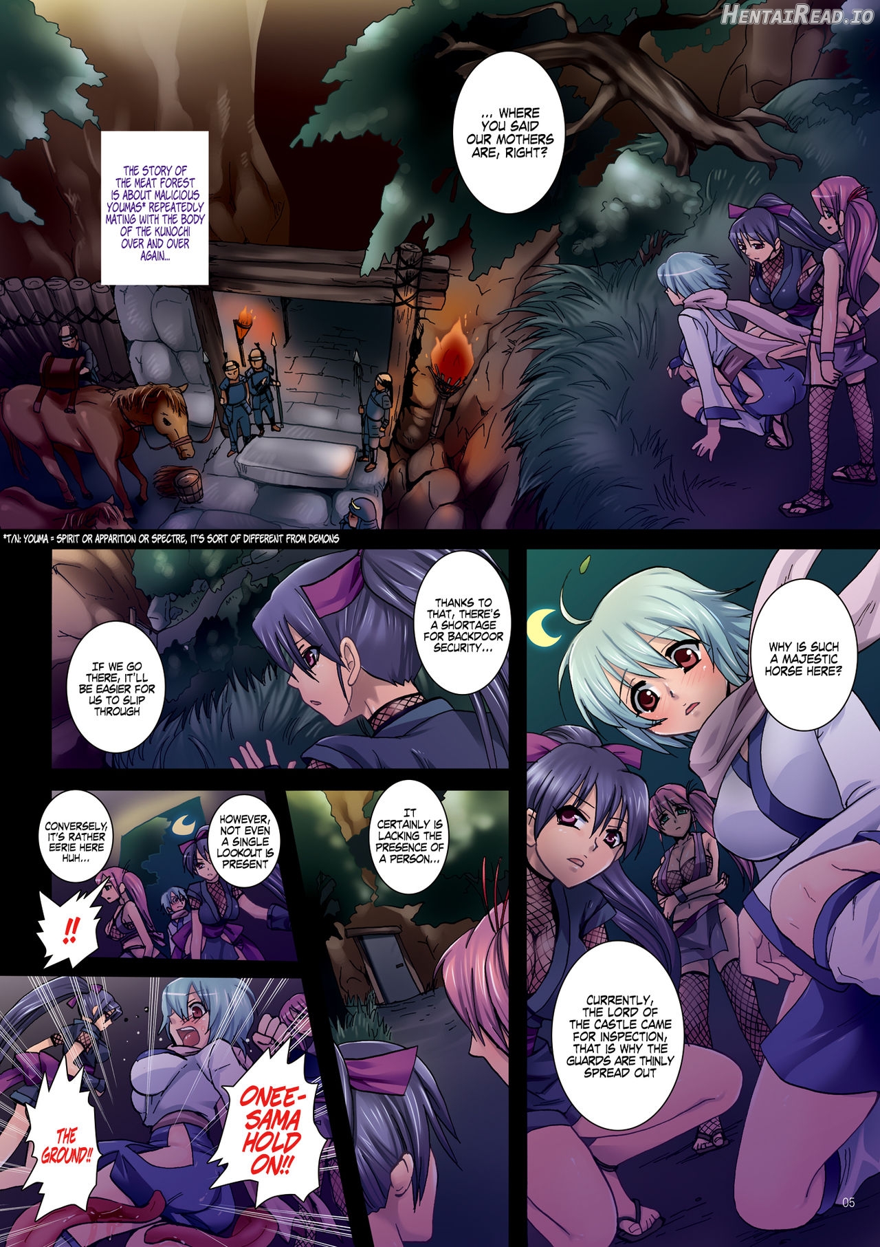 Onna NikuRin ~Kunoichi Kakuchou Haramase Sousaku Manga~ Chapter 2 - page 5