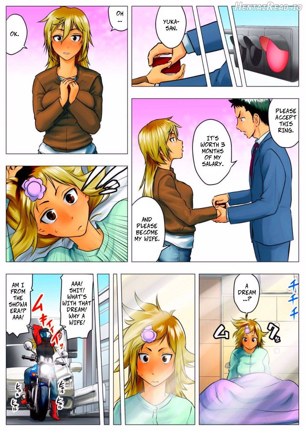 Yuuka -Tonari no Kinpatsu Musume ga Jitsu wa Otome datta Hanashi Chapter 1 - page 19