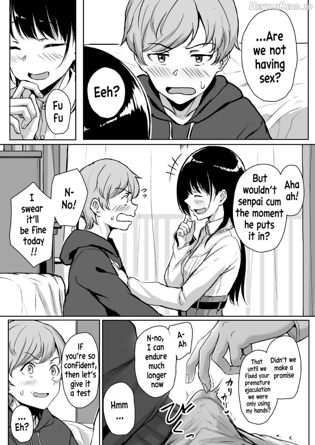 Ijiwaru de Amaama ~Kouhai Kanojo ni Tekoki de Aisarereru Ohanashi~ Chapter 1 - page 9