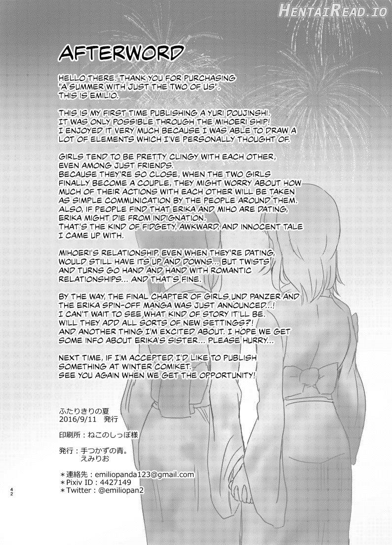 Futarikiri no Natsu Chapter 1 - page 40