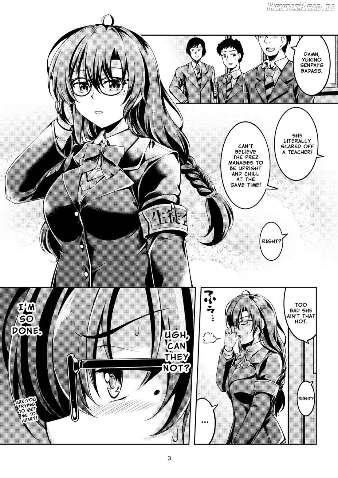 Uraaka Liver Take 1 Kyouhaku! Kouochi Seitokaichou -Yukino Kanami Chapter 1 - page 6