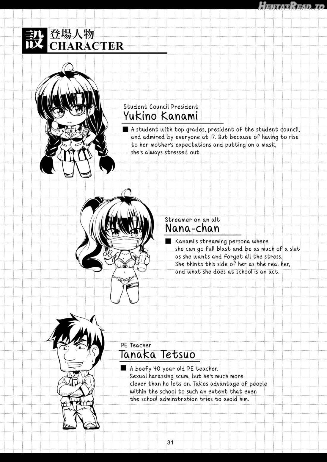 Uraaka Liver Take 1 Kyouhaku! Kouochi Seitokaichou -Yukino Kanami Chapter 1 - page 34