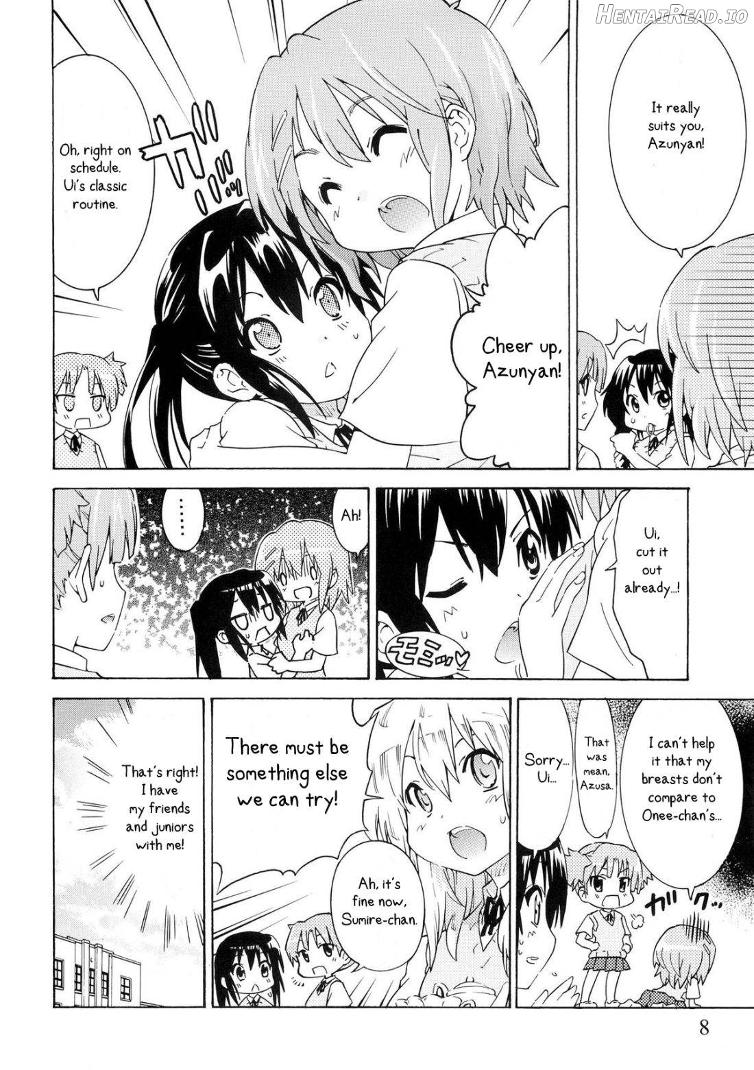 YURI-ON! #1 "Mesomeso Azunyan!" Chapter 1 - page 6