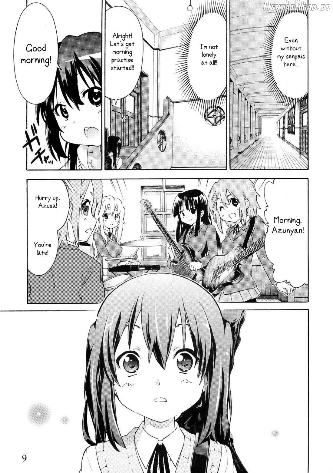 YURI-ON! #1 "Mesomeso Azunyan!" Chapter 1 - page 7