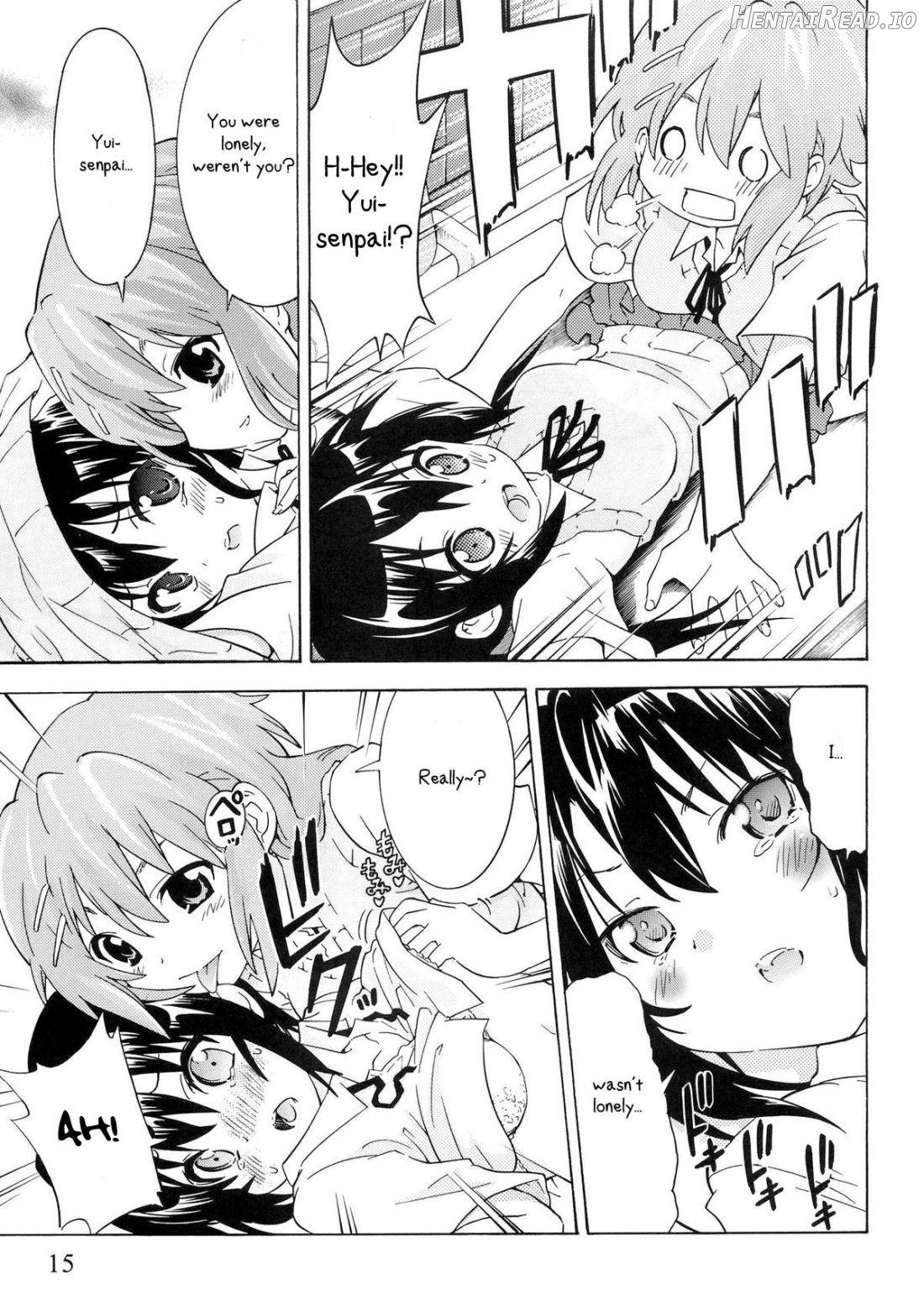YURI-ON! #1 "Mesomeso Azunyan!" Chapter 1 - page 13