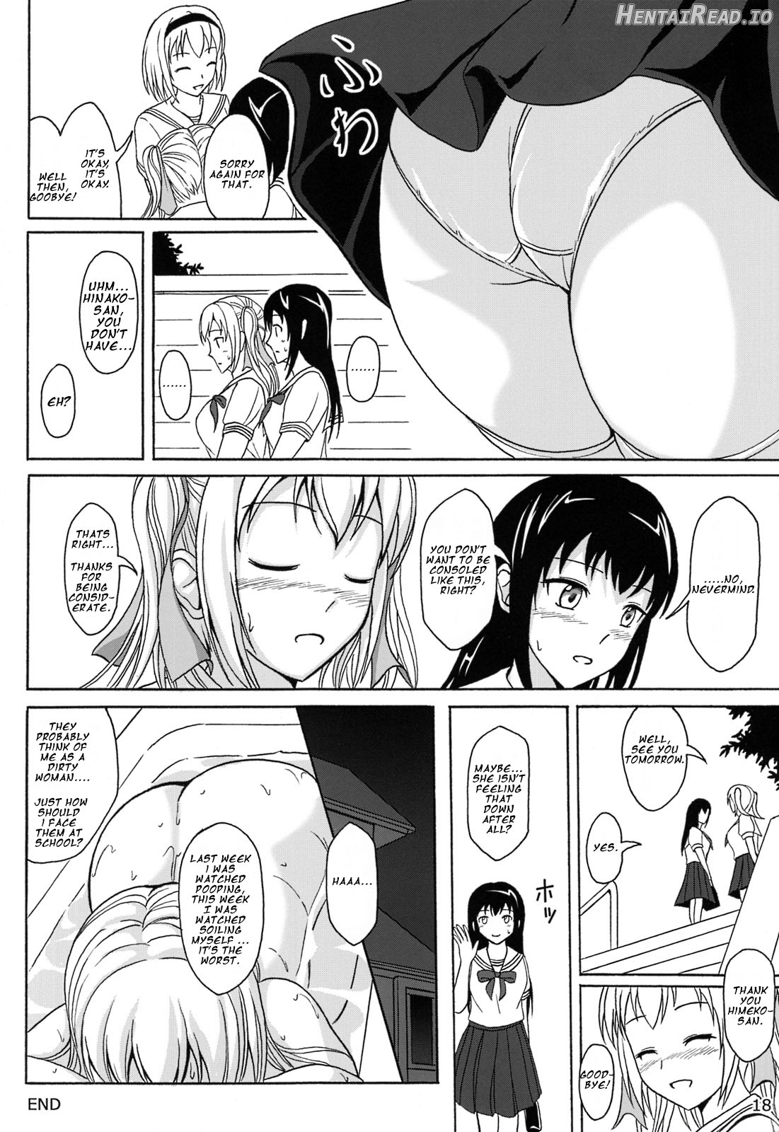 Haisetsu Shoujo 6 Hinako to Otsuuji to Otomodachi Chapter 8 - page 18
