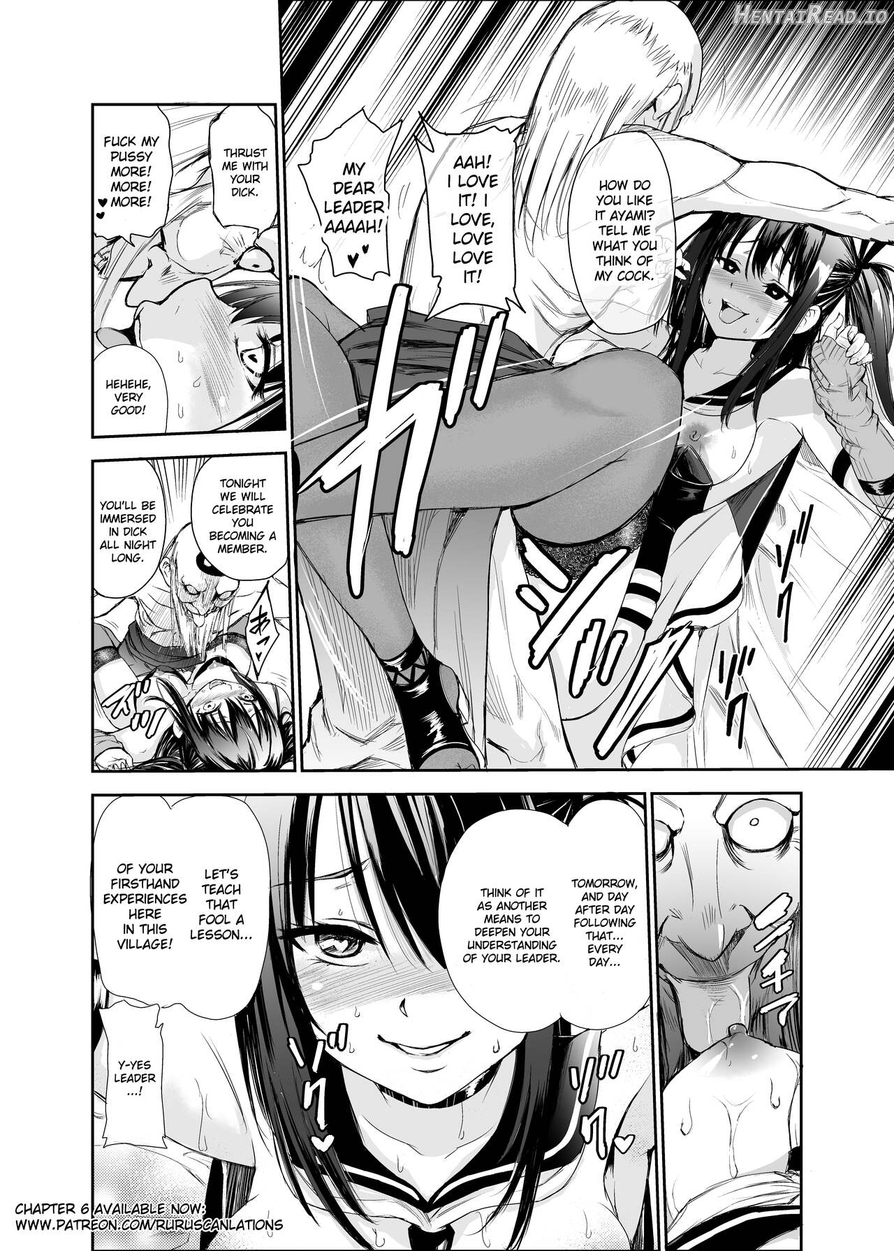 Tsuyagari Mura 2 ~Kareshi o Mamoru Tame Hikyou no Mura de Kyousei Gohoushi & NTR Sex~ Chapter 5 - page 43