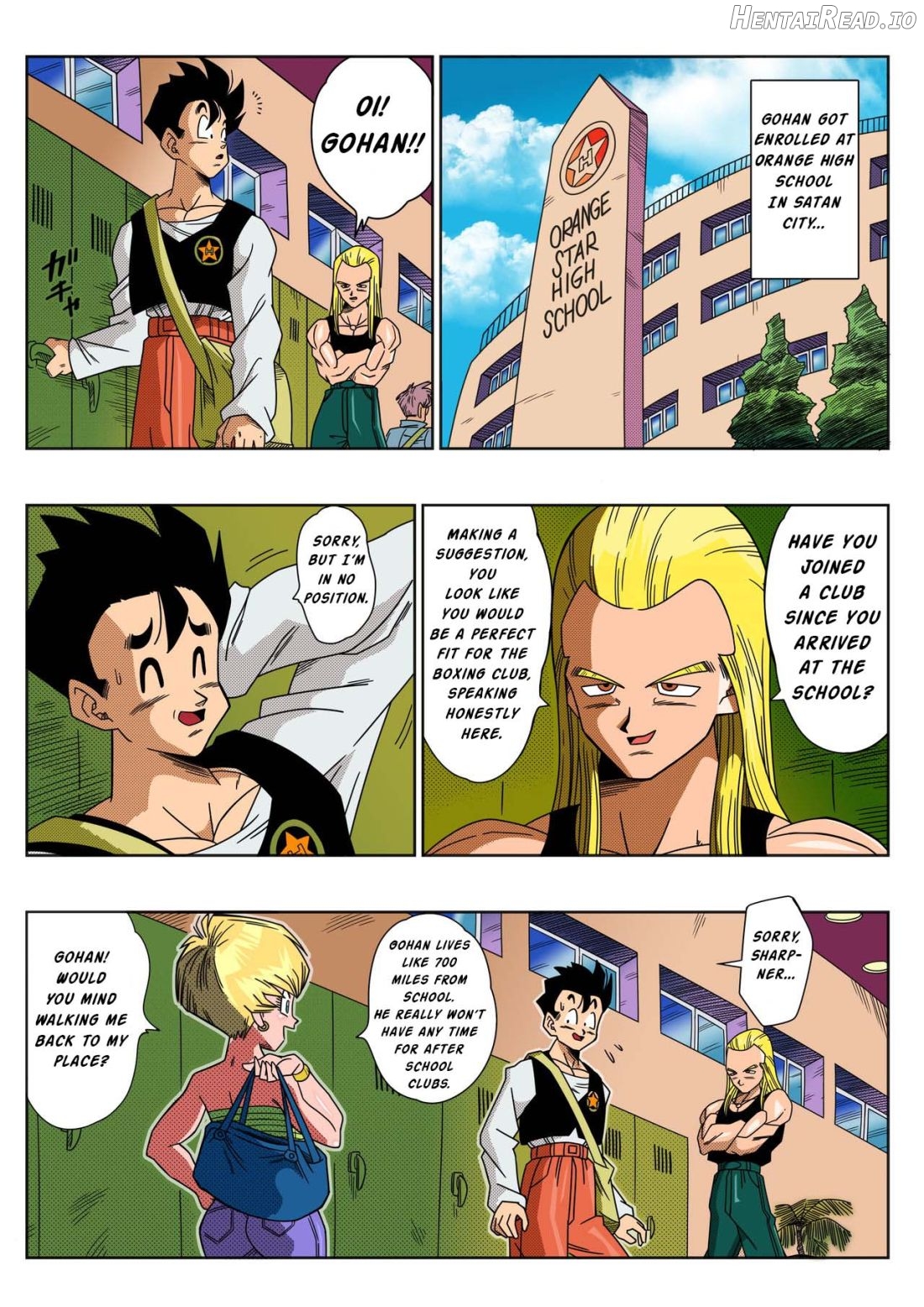 LOVE TRIANGLE Z - GOHAN MEETS ERASA Chapter 1 - page 3