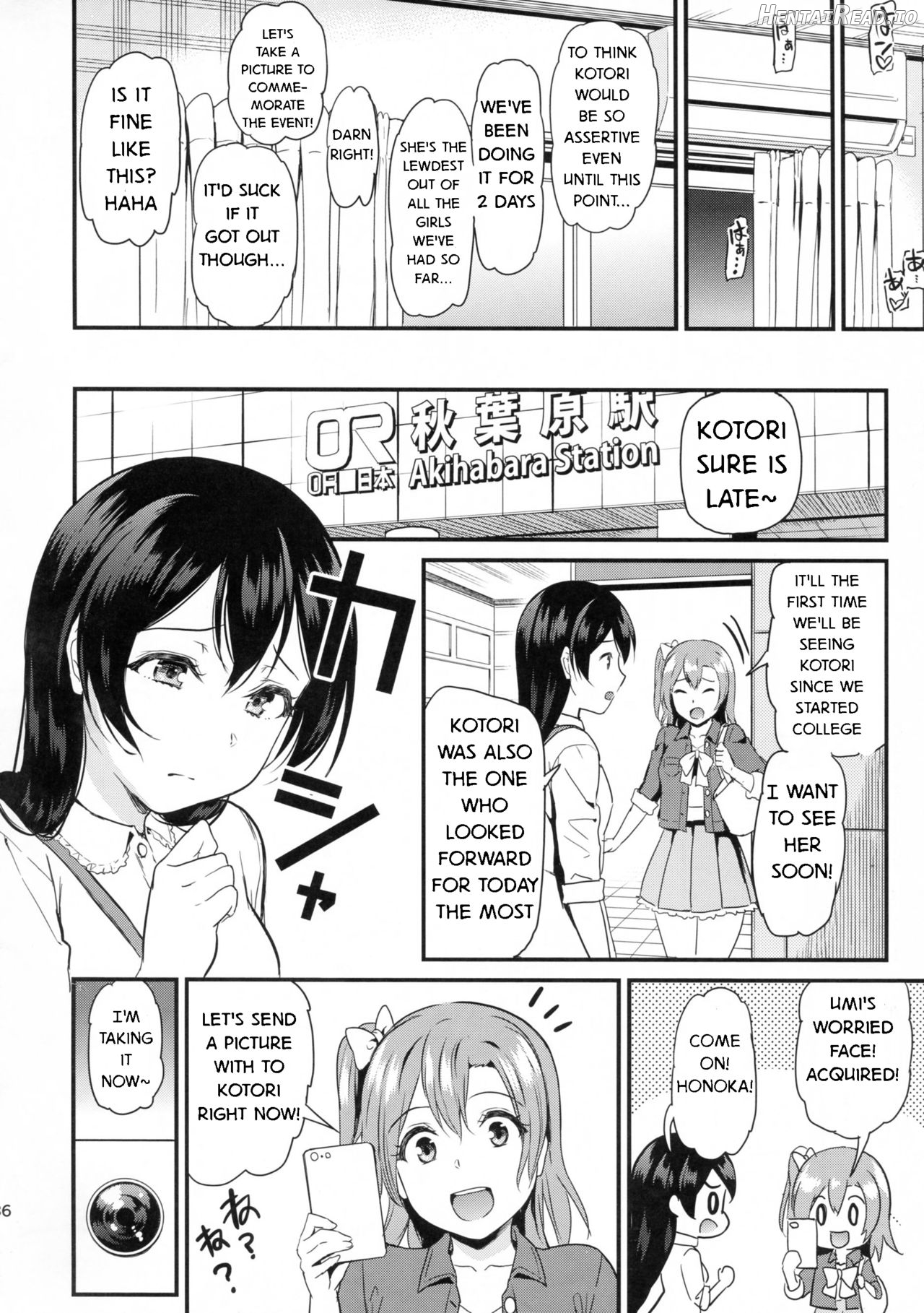 Joshidaisei Kosaka Honoka no YariCir Jikenbo Chapter 1 - page 33
