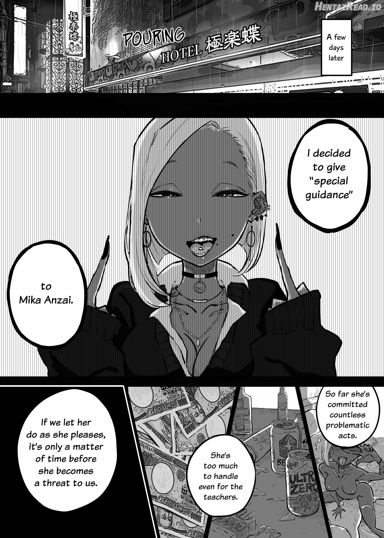 Sparta Sensei ga Oshiego no Bitch Gal ni Ecchi na Koto Sareru Hanashi Chapter 3 - page 6
