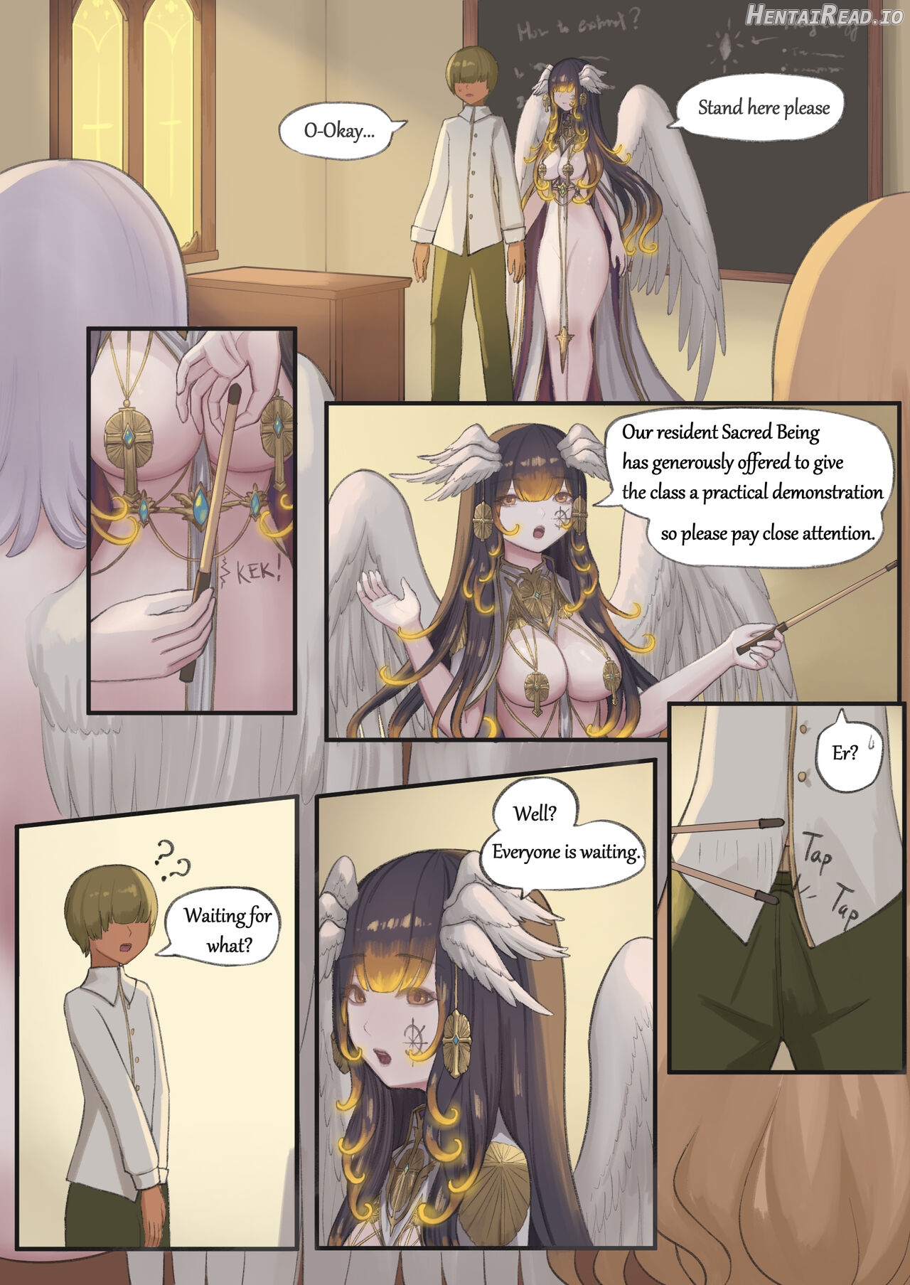 My Holy Magic Teacher Wants My Cum! Chapter 1 - page 5
