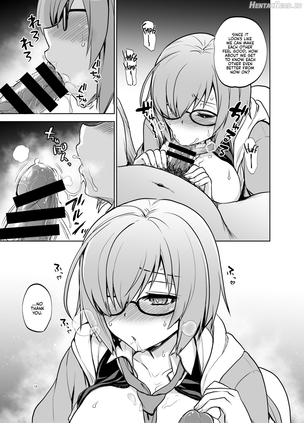 Mashu Must Deal with this Pushy n' Lusty Oji-san Whenever Senpai is Busy Rayshifting! Chapter 1 - page 12