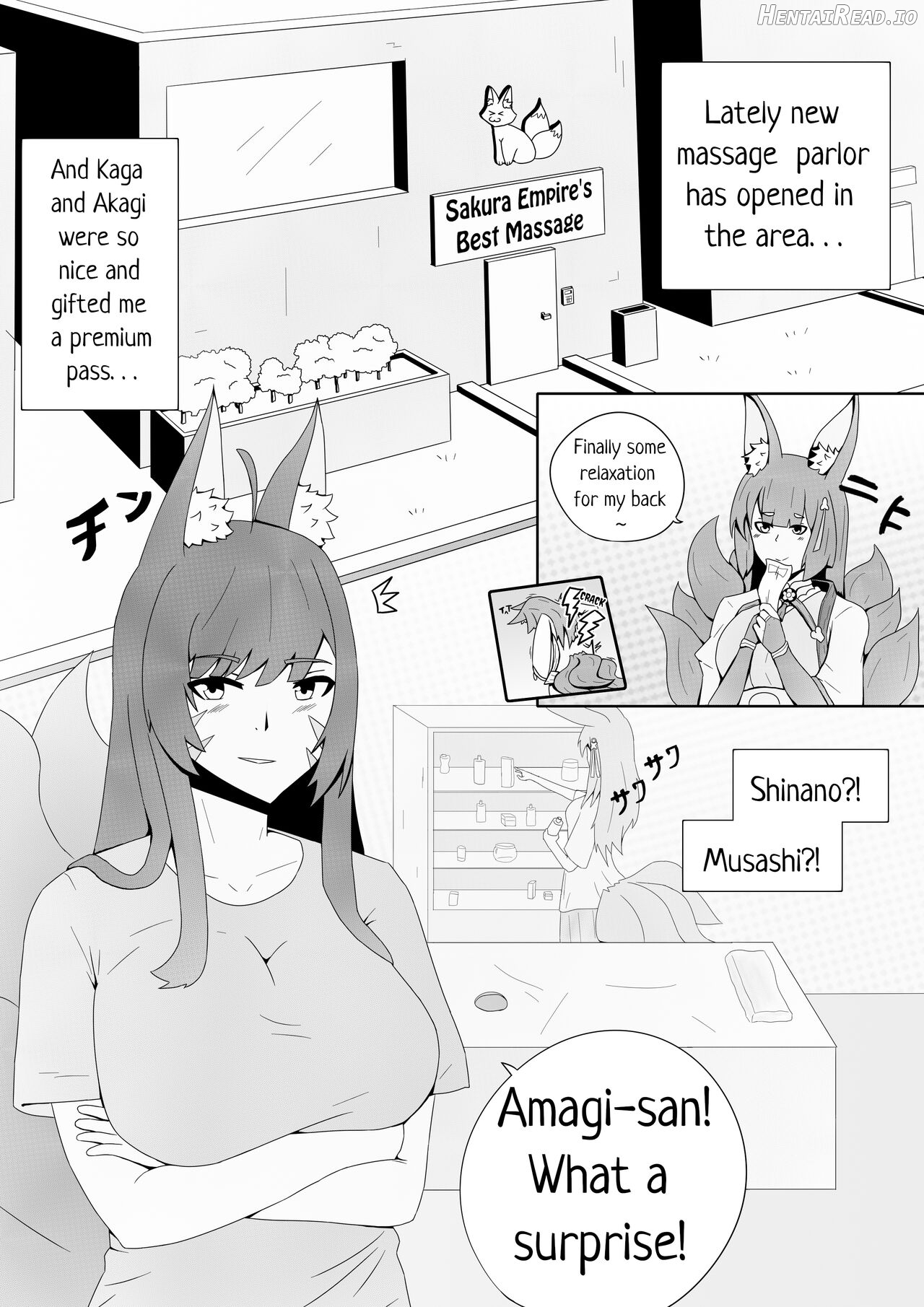 Amagi's very special massage Chapter 1 - page 2