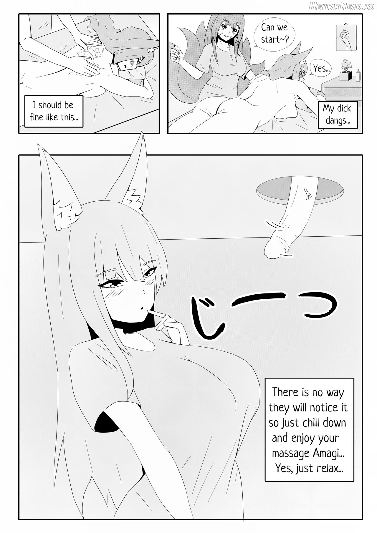 Amagi's very special massage Chapter 1 - page 6