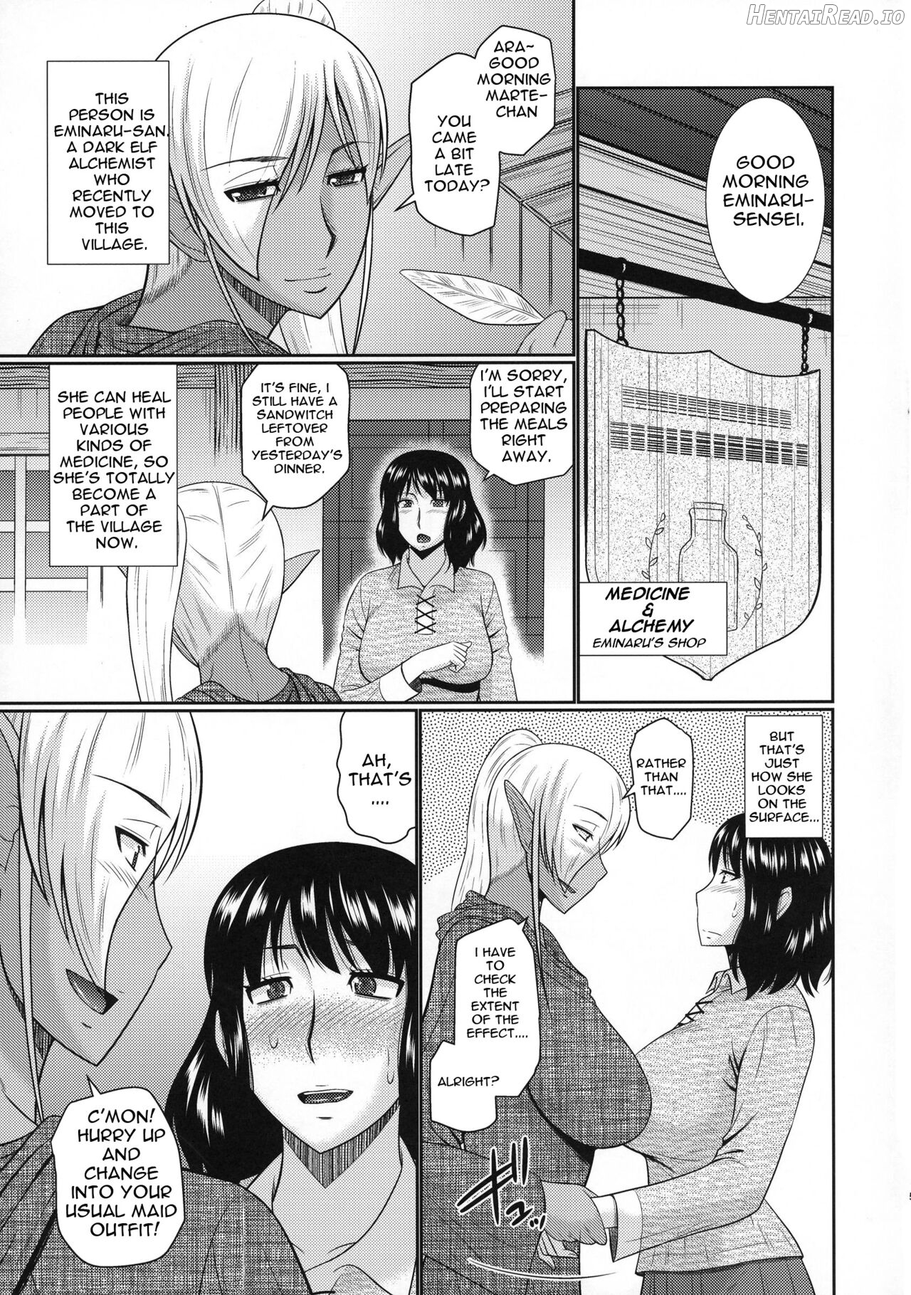 Futanari Elf to Himitsu no Jikken Chapter 1 - page 4