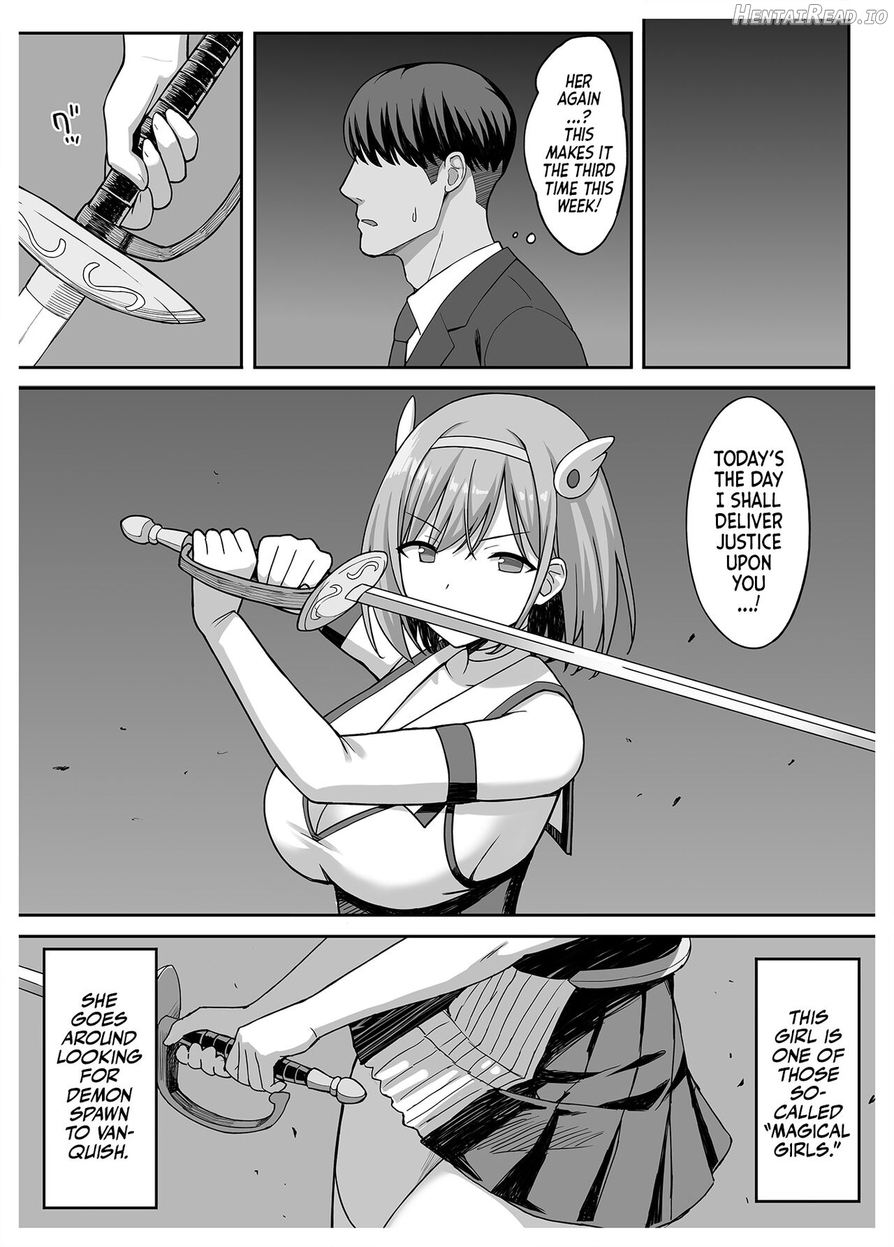 Henshin Heroine to Mazoku no Ore Chapter 1 - page 5